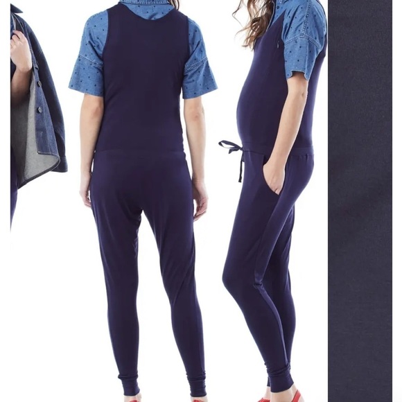 Loyal Hana Marni Maternity Nursing Romper - Picture 2 of 16